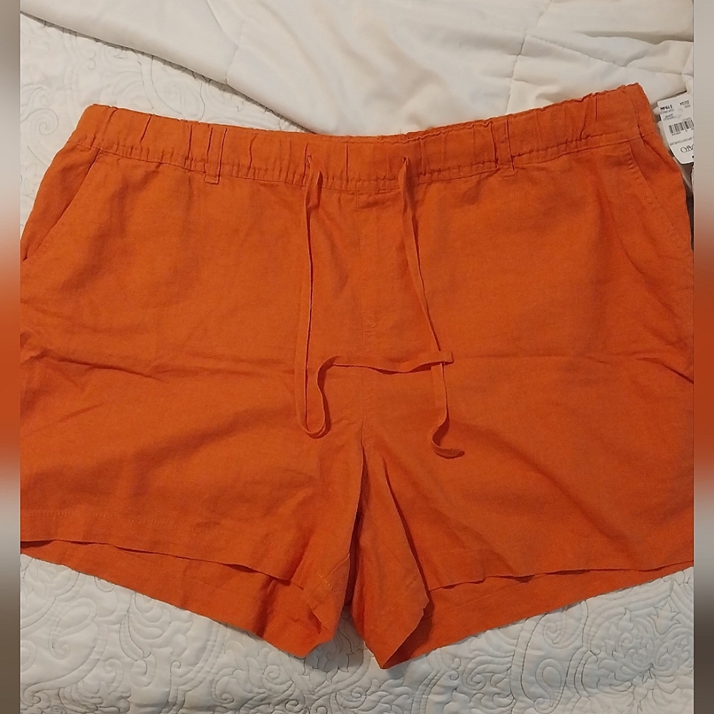 Cato linen blend shorts 22/24w